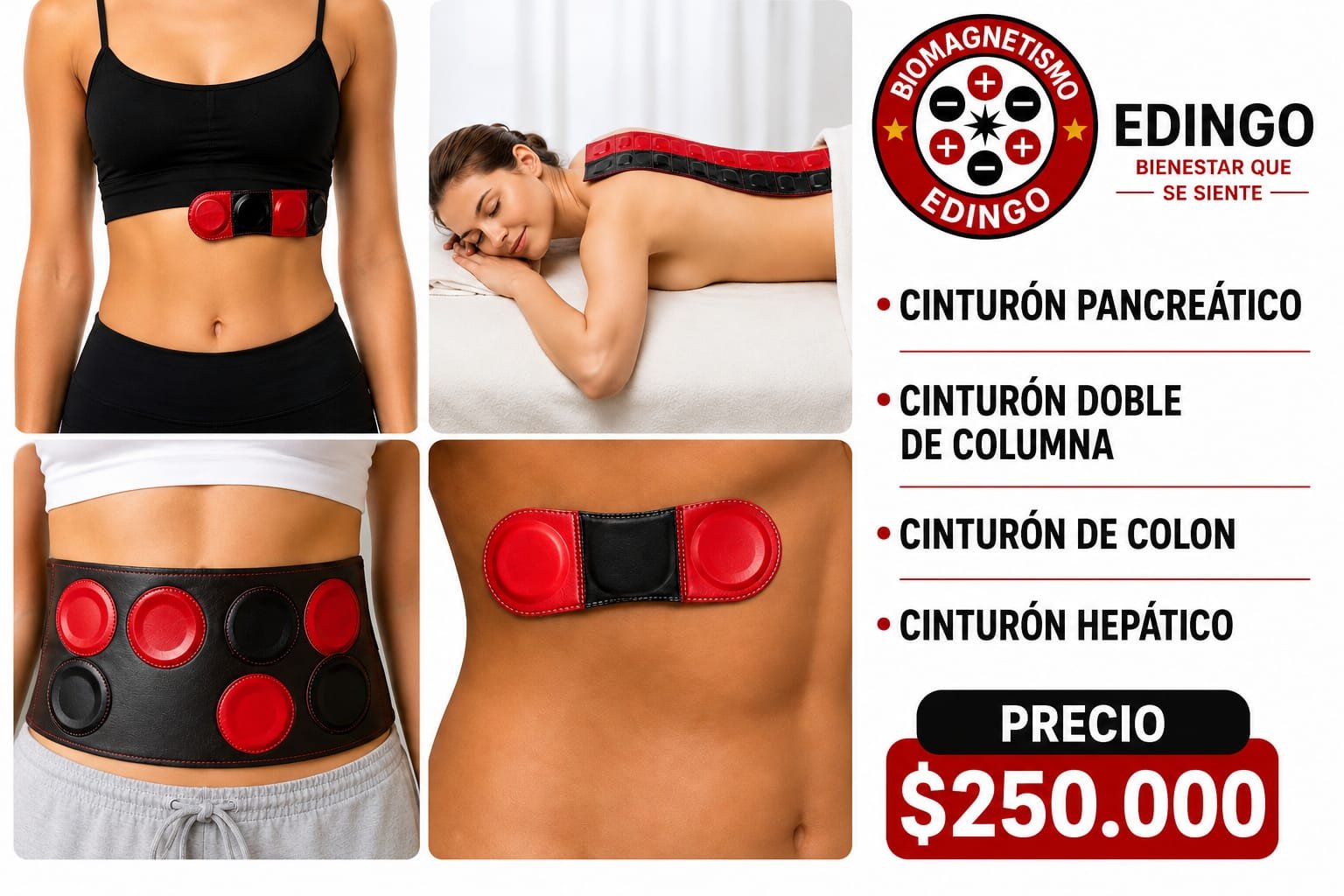 Kit Cinturones Biomagnetismo